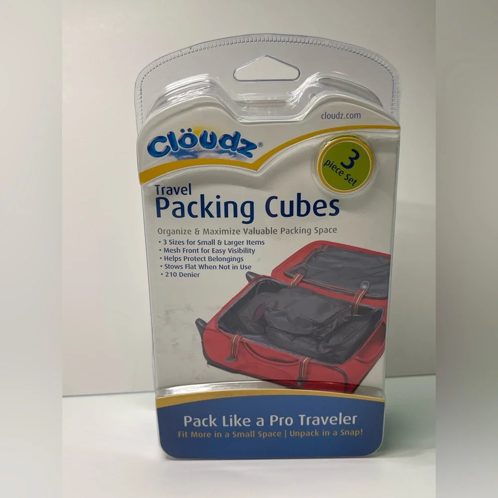 Cloudz Travel Packing Cubes 3-Piece Set